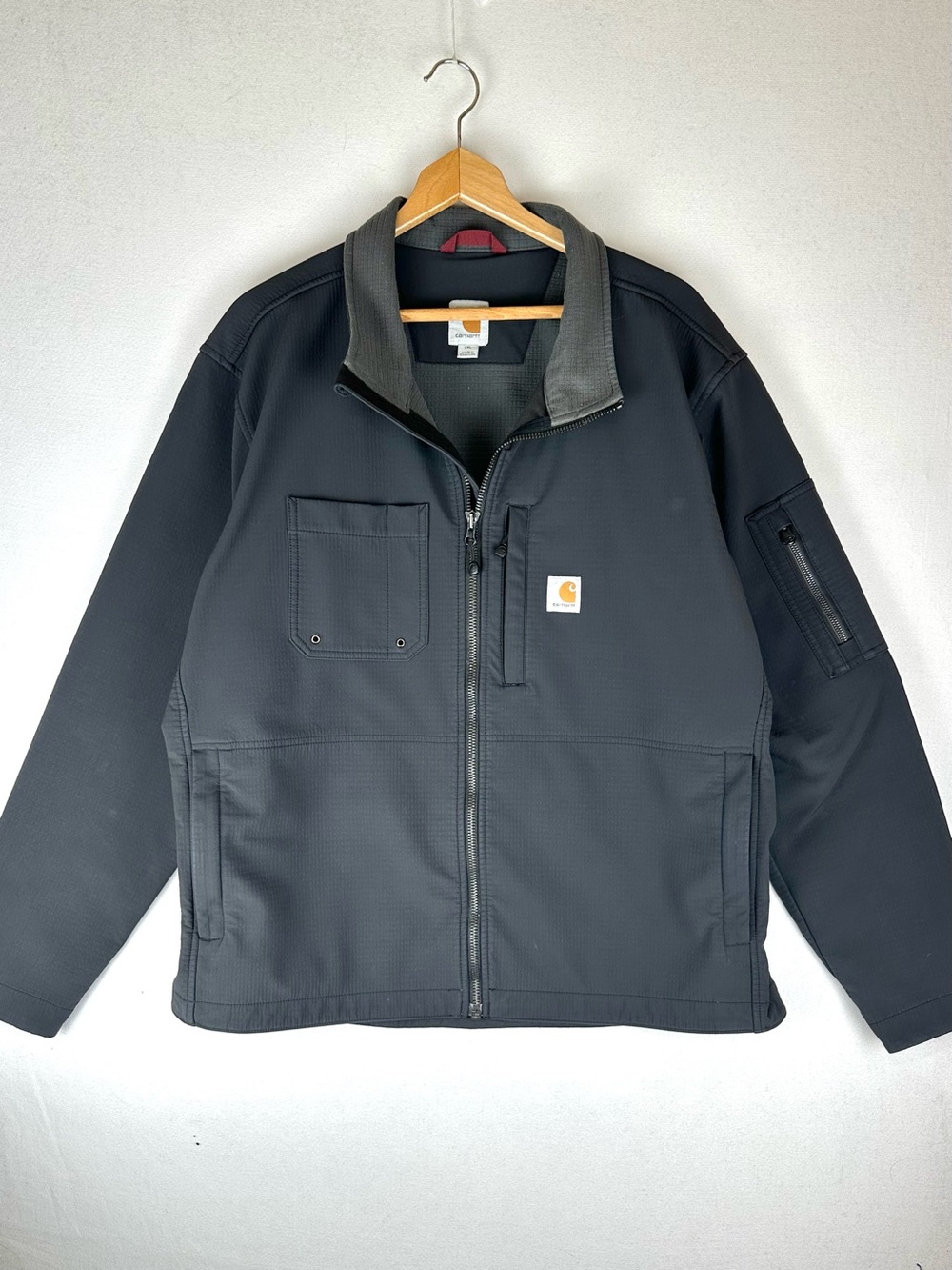 Carhartt Rough Cut Jacket Fleece Back Softshell Outdoor 2XL Workwear Utility